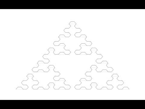 Evolution of the Sierpinsky arrow-head curve
