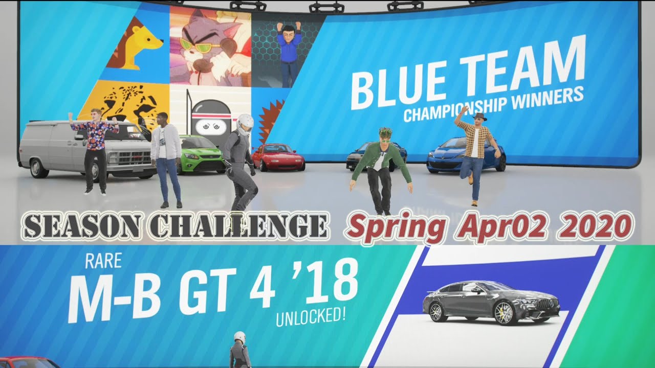 Forza Horizon 4 - How to win 2018 M-B GT 4 on Spring The Trail | Forza 4 Xbox one gameplay