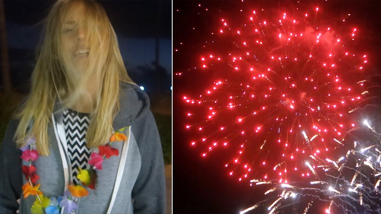 THUNDERSTORMS & FIREWORKS IN HAWAII [Oahu – Hawaii, USA]