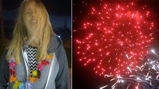 THUNDERSTORMS & FIREWORKS IN HAWAII [Oahu - Hawaii, USA]
