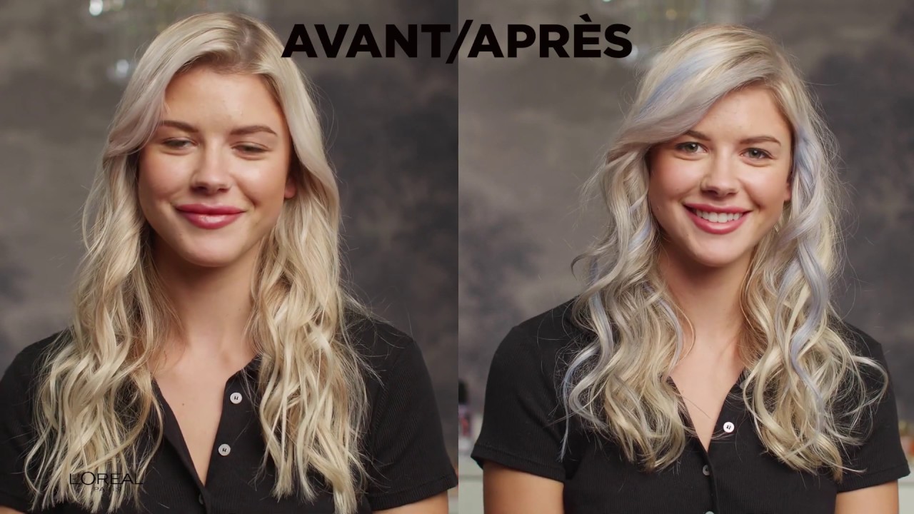 Cheveux Argenté avec Colorista Hair Makeup