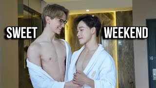 Boyfriends' romantic weekend getaway 【cute gay couple】