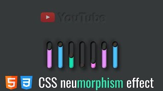 RGB flask animation in HTML CSS - CSS neumorphism tutorial screenshot 1