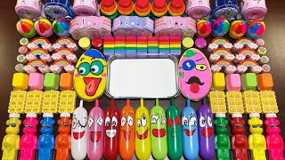 SPECIAL SATISFYING WITH FUNNY BALLOON AND CLAY ! Mixing Random Things Into GLOSSY Slime #3615 screenshot 2