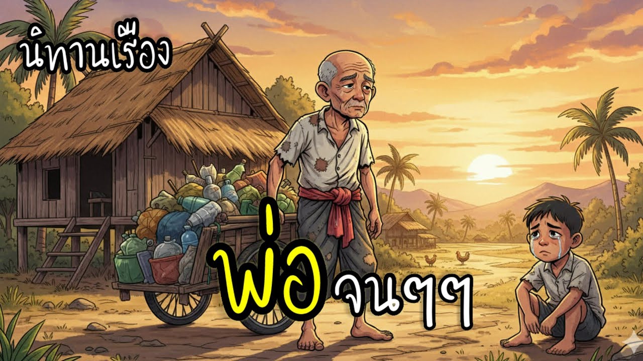 นิทานเรื่อง: อายเพื่อนที่มีพ่อจนๆเป็นคนเก็บขยะ  #นิทานก่อนนอน #นิทานพื้นบ้าน #นิทานบ้านเราkk 