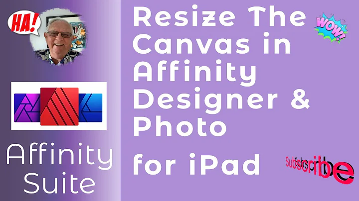 Resize Canvas in Affinity Designer & Photo for iPad. A Beginners Guide