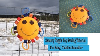 Sensory Taggie Toy Sewing Tutorial | For Baby/Toddler