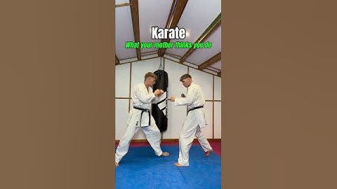 What everyone THINKS karate is…