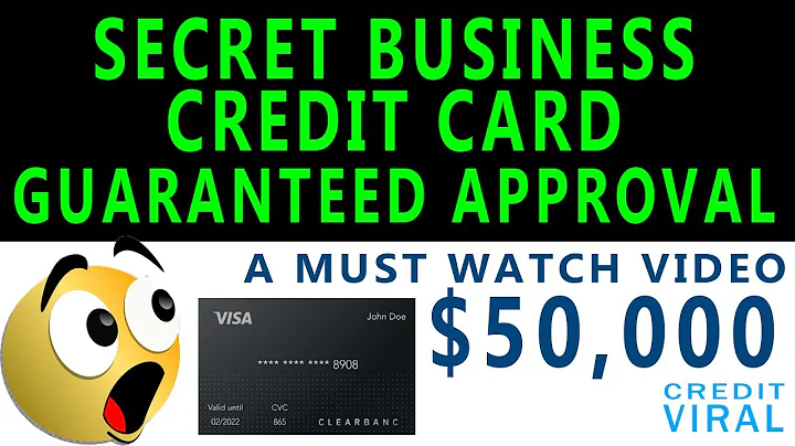 Secret Business Credit Card | Guaranteed Approval | $50,000 Limit | ClearBanc | Step By Step Guide