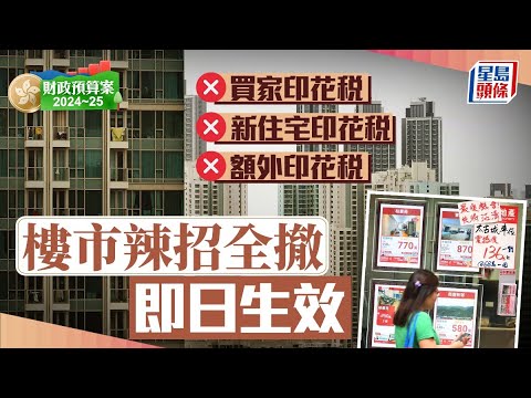 財政預算案2024懶人包｜徵開房稅加煙稅 拒派錢減派糖 撤辣停壓測寬按揭 料樓市續跌！內地客講真相：不會每月來港看煙花｜一片睇清新措施重點｜Channel C HK