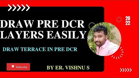 How to Draw TERRACE in Pre DCR  !! Malayalam Tutorial !! Kerala Government IBPMS drawing