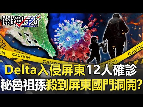 【Delta病毒】Delta入侵屏東12人確診 秘魯祖孫桃園入境一殺到屏東「國門洞開」！？【關鍵時刻】20210628-1 劉寶傑 黃世聰 吳子嘉 林氏璧 徐巧芯 陳東豪