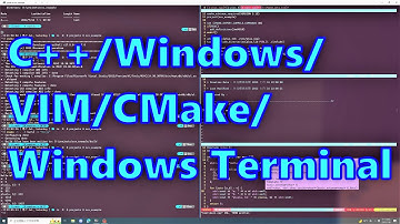 A Simple Example of C++ Development on Windows from a VIM User