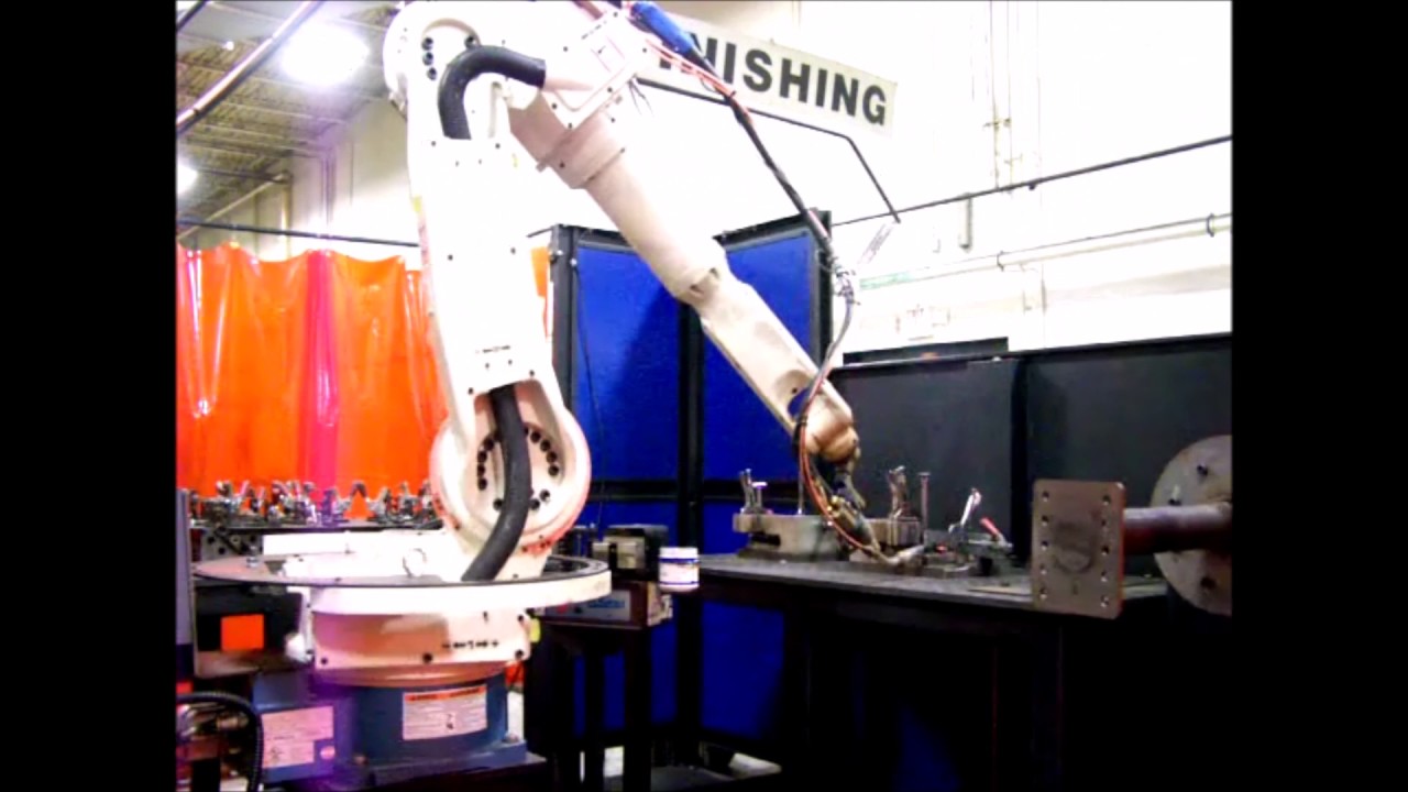 OTC Fusion Arc 300 Robot Welding At Southeastern Tool And Die YouTube