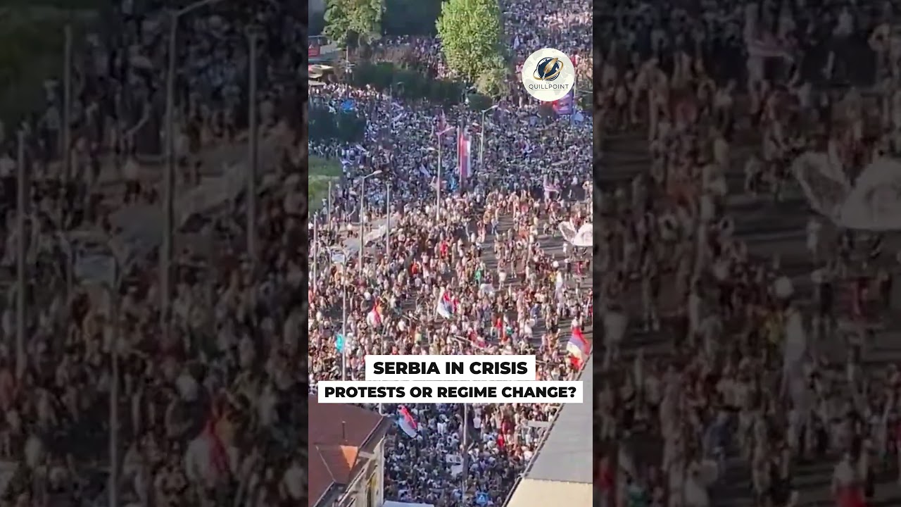 Serbia protests fuelled by “colour revolution” accusations amid student‑led unrest 