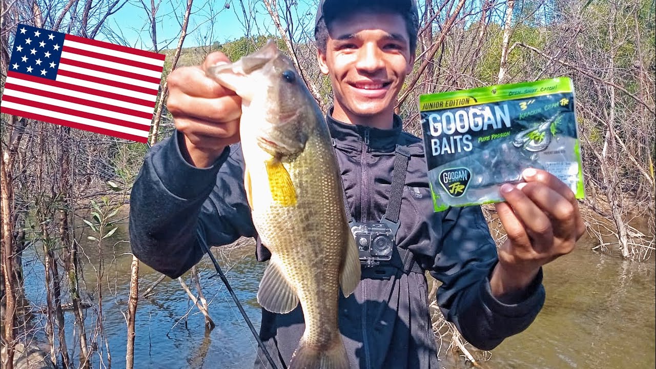 Fishing ONLY w/ AMERICAN brand LURES (big bass)