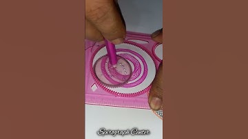 The Spirograph I enjoyed in my childhood, I