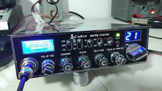 The last Cobra 29ltd Chrome ( for now) VFO windup, wide receive, transmit, variable power etc, SOLD