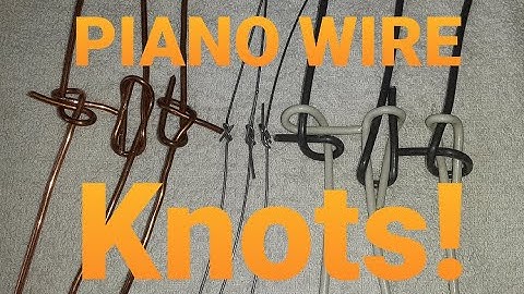 Three Piano Wire Knots