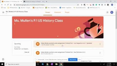Nelsen Middle School Google Classroom Tutorial: The Stream
