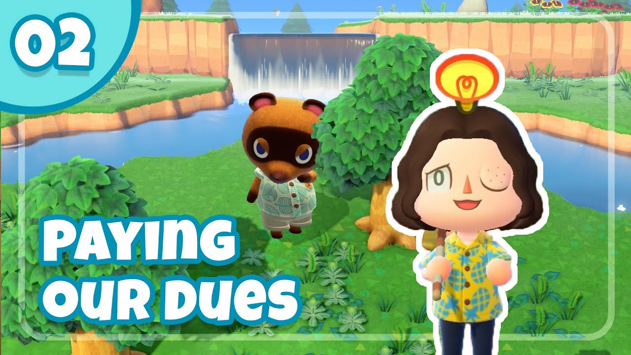 Paying Nook in Bugs and Miles Animal Crossing New Horizons Part 2