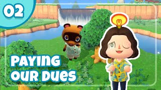 Paying Nook in Bugs and Miles - Animal Crossing New Horizons - Part 2