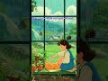 Rainy days and Ghibli vibes... 🌧️🍵#shorts #ytshorts #ghibli #trending