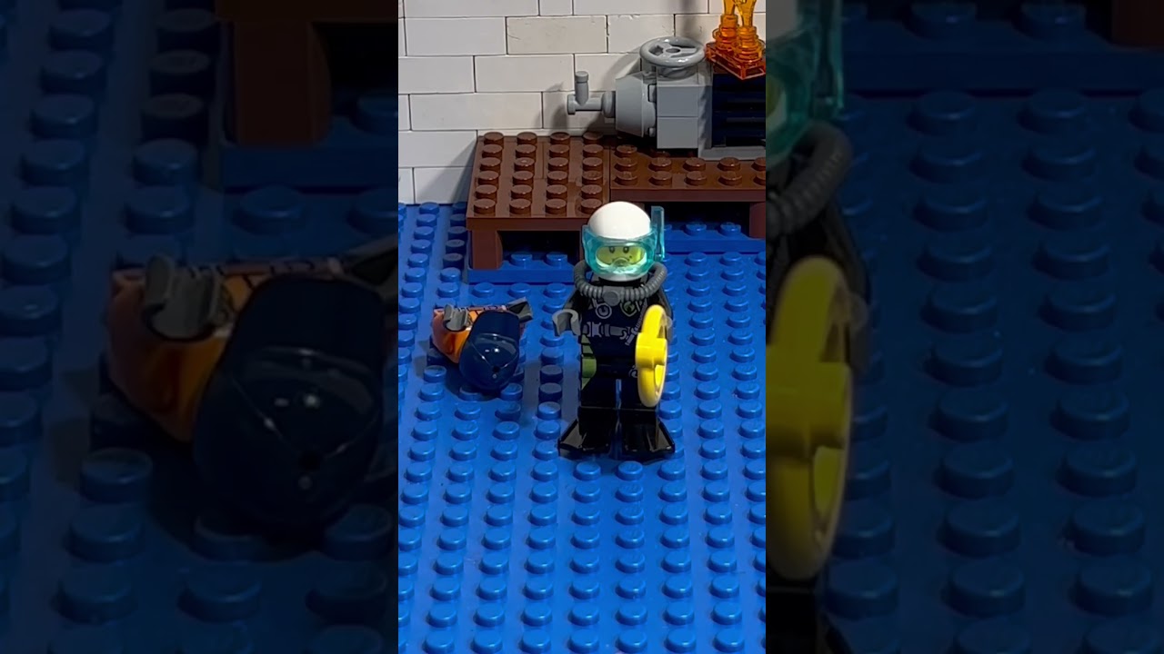 Lego City 60106. Fire Starter Set. Fire Fighter Scuba Diver. 2016.