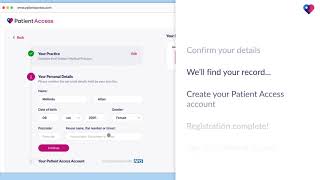 Registering for Patient Access
