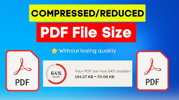 How To Reduced/compressed Pdf File Size Without Losing Quality- Bangla Tutorials | Tech Signal