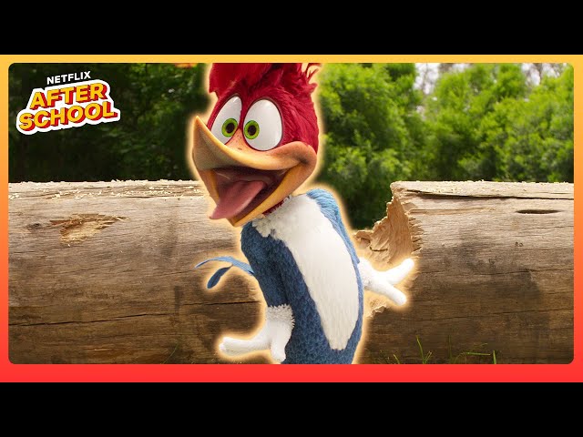 Woody’s Campsite CLASH! 😈🏕️ Woody Woodpecker Goes to Camp | Netflix After School class=