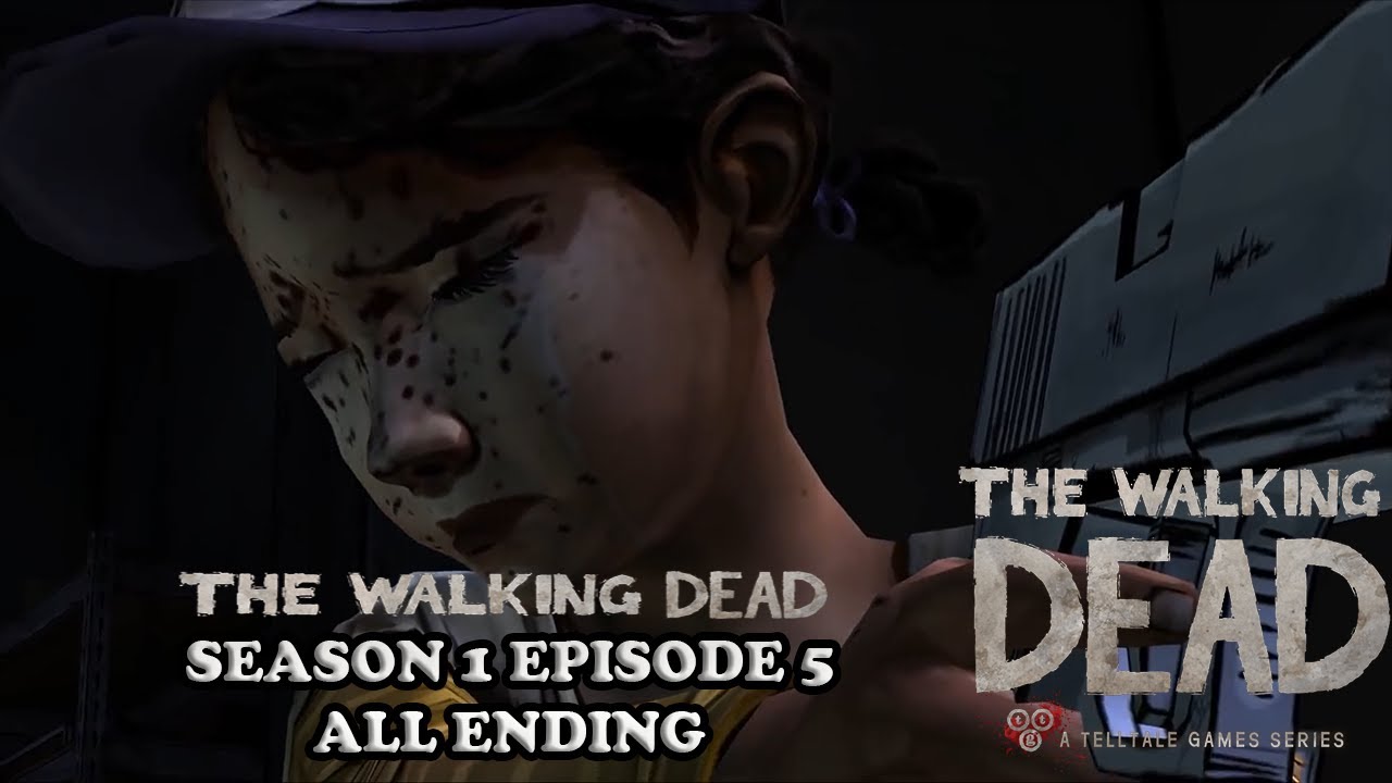 The Walking Dead Сезон 1 Эпизод 5 Все концовки Сцена