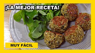 Como hacer FALAFEL de GARBANZOS al horno