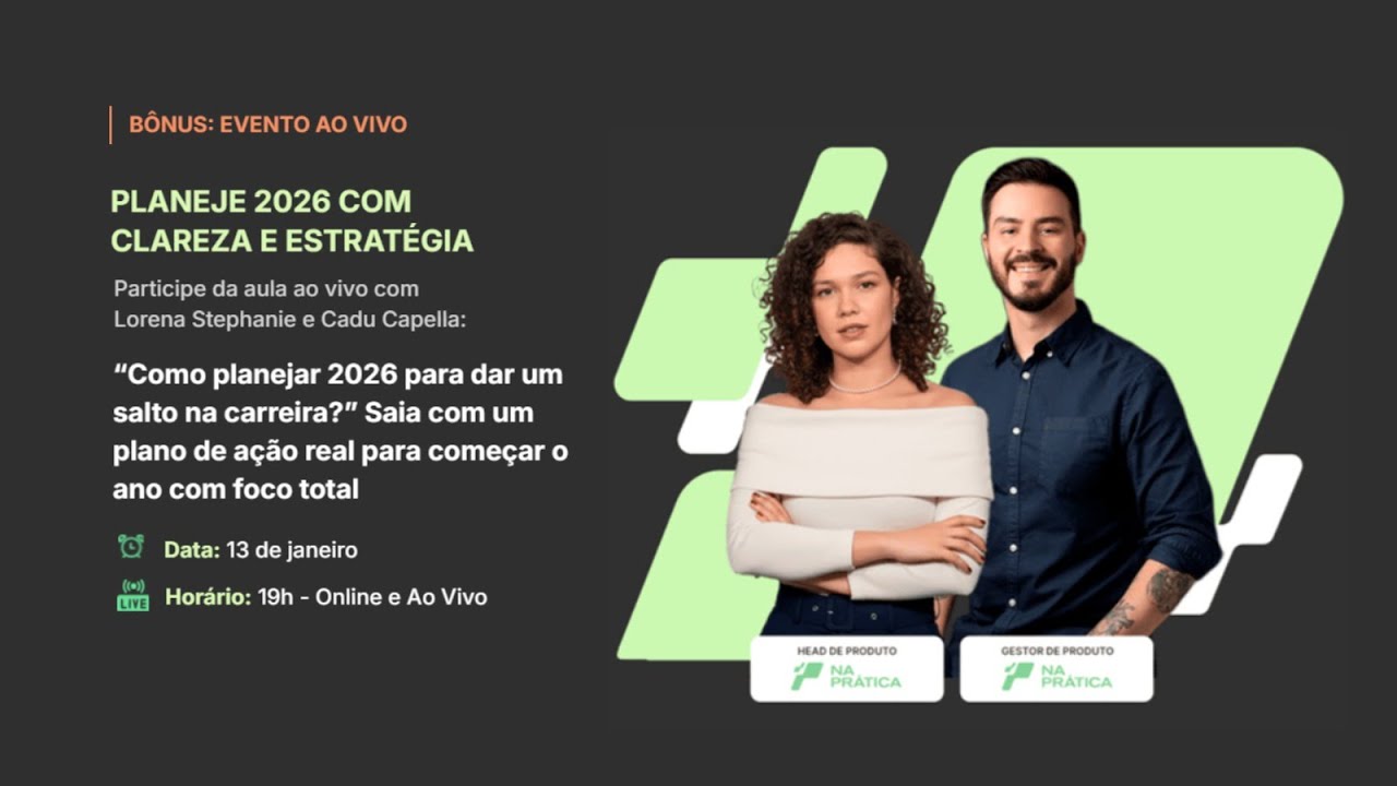 Como planejar 2026 para dar um salto na carreira?