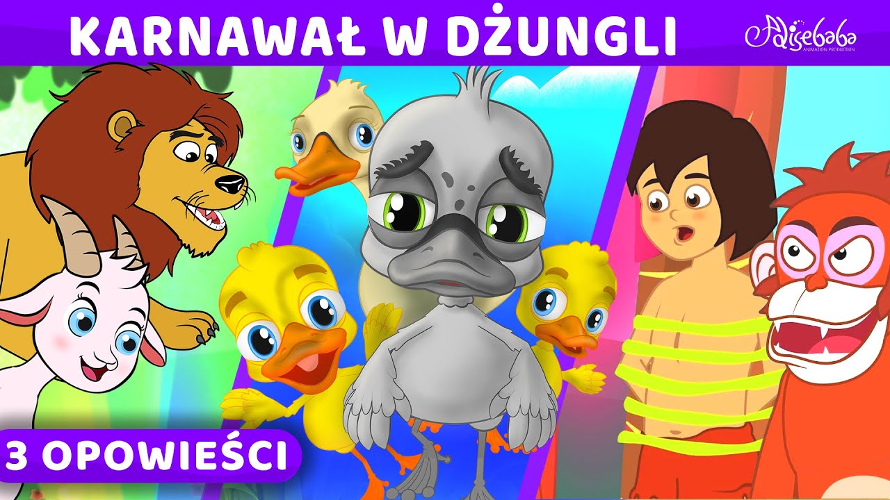 Bajka O Stu Królach Lulach Karnawał w Dżungli & Brzydkie kaczątko | Bajki po Polsku | Bajka i