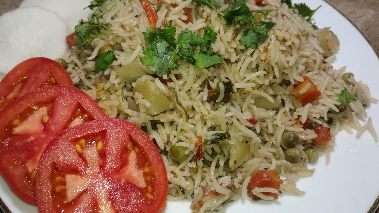 Vegetable pulao pulao homemade by PakistaniTarka YouTube