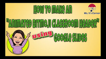 How to make an Animated Bitmoji Header