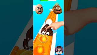 POOP vs EGG! The Funniest 3D ! 🤣🥚 Pop Runner 3D Fun #gaming #shorts #shortfeed #viralshorts