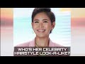 LOOK: Who&#39;s her celebrity hairstyle look-a-like? - Sarah Geronimo! Nakakatuwang hula ng netizens! 😘