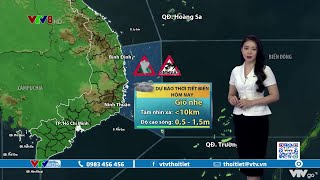 Bản tin thời tiết biển ngày 29/9/2021: Bình Định đến Ninh Thuận thời tiết xấu | VTVWDB