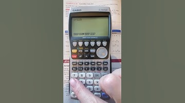 Changing the decimal display on the Casio