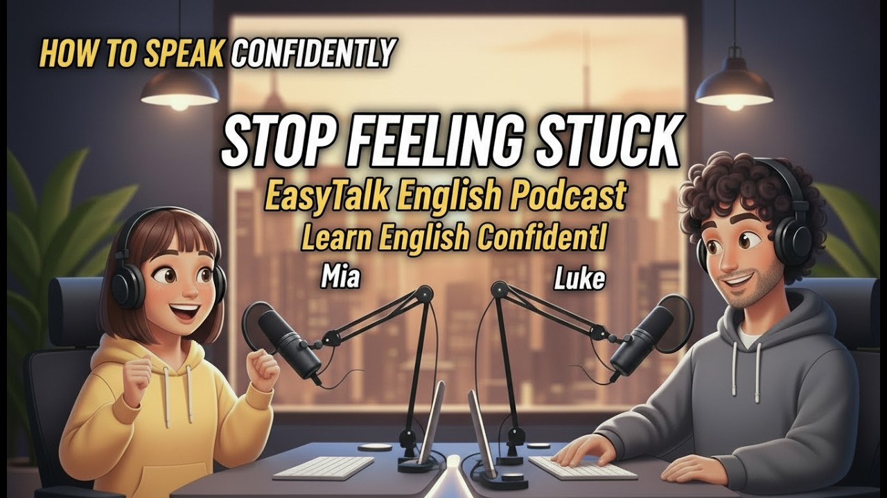 Stop Feeling Stuck in English | The Conversation Every Learner Needs to Hear | EasyTalk English