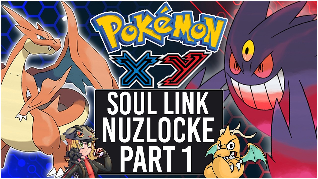 Pokemon X and Y Soul Link Randomizer Nuzlocke Part 1 - What Starter Pokemon Will We Get?