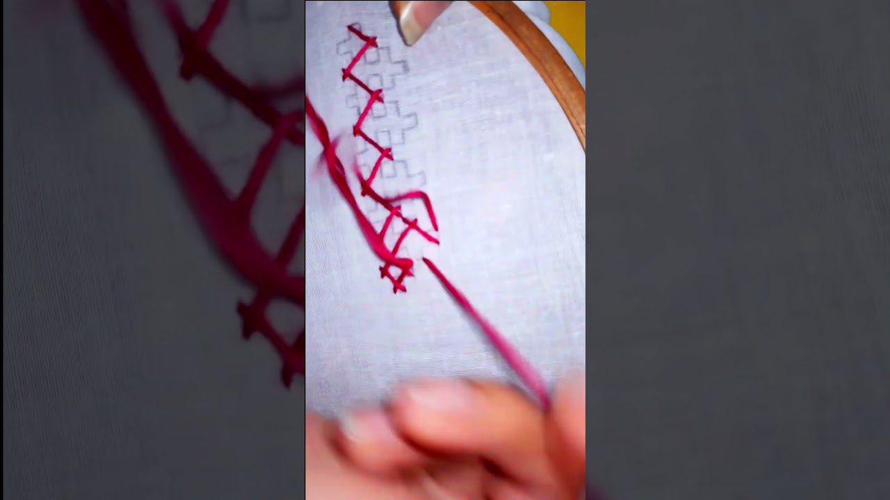 Sindhi embroidery | Sindhi Tanka | Sindhi Stitch Border Design | Gujrati Stitch | Kutch work part 1