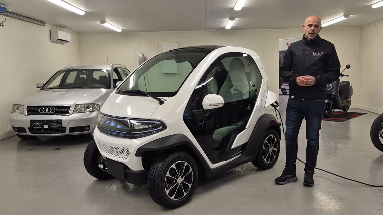 Eli Zero elektrisk mopedbil - Eli Electric vehicles - Kjør fra 16 år