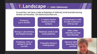 Towards The Diamond Open Access Model: A New Challenge, Pierre Mounier
