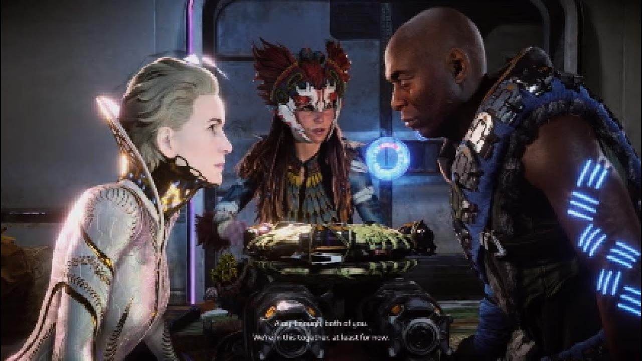 Horizon Forbidden West Lance Reddick and Carrie Anne Moss Engage in