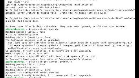 樹莓派 Raspberry Pi,  如何安裝和執行 python 程式 【柯博文老師】教學