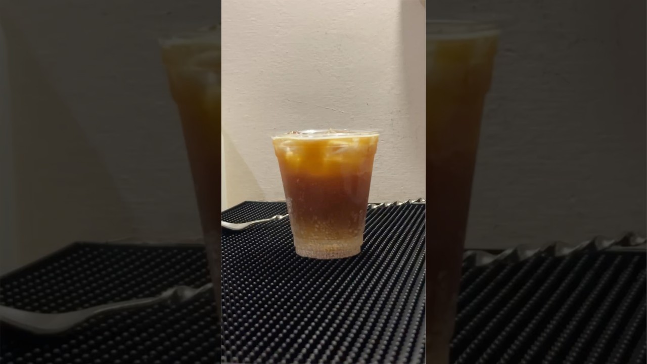 Spiced Rum Tonic Brew A bold mix of spice syrup, rum cold brew, and fizzy tonic. 🌶️☕🍹✨