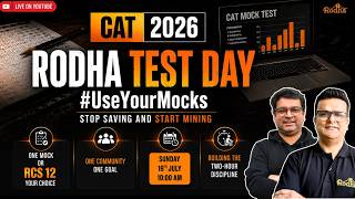 Live Attempt Rodha Test Day CAT 2026 Rodha
